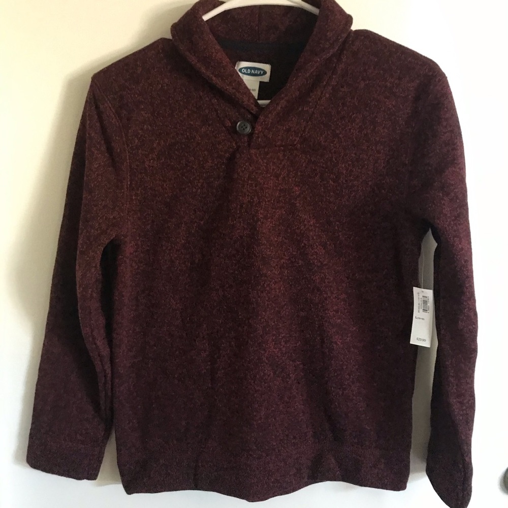 Brand new Fleece sweater in boys size L (US 10-12)